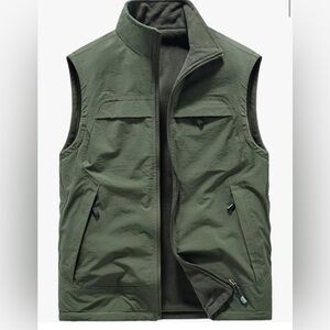 Men's Green Outdoor Vest